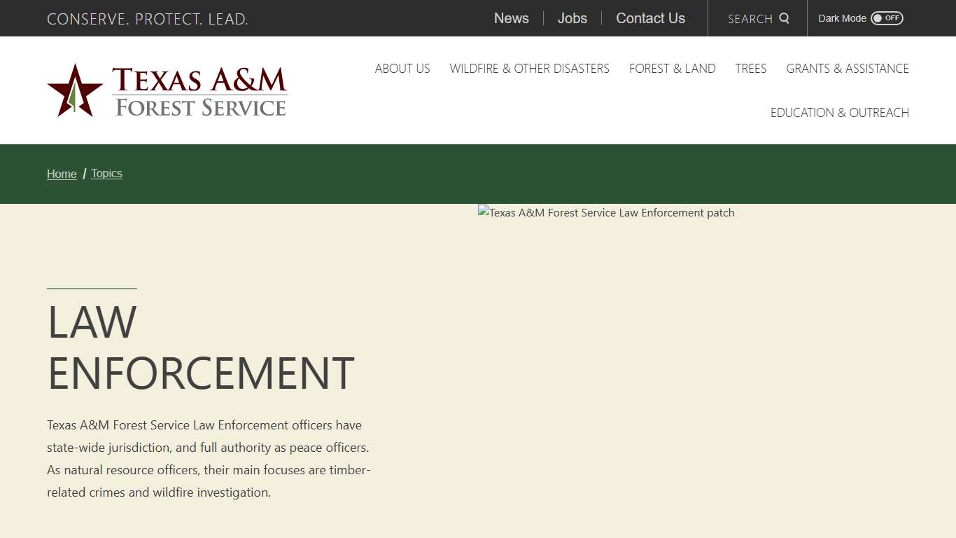 Law Enforcement Archives - Texas A&M Forest Service